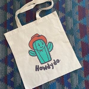 Howdy Do Cactus Tote Bag